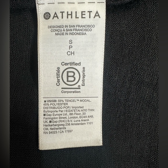 Athleta breezy serene tee black size small - Picture 5 of 5